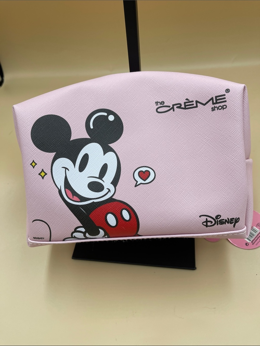Disney Pink Minnie and Micky Mouse Makeup Bag collab with The Creme Durable - Picture 2 of 3